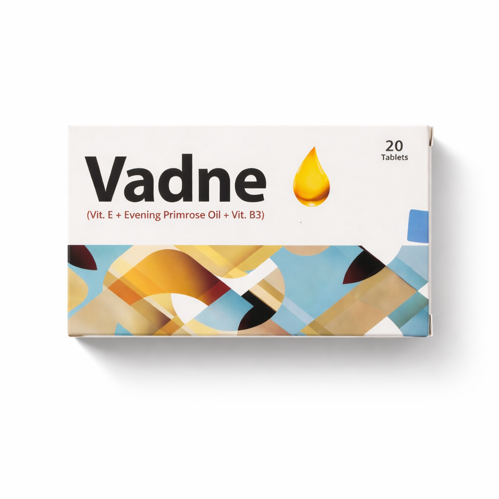 Vadne Tablets | Vitamin E + Evening Primrose Oil + Niacinamide